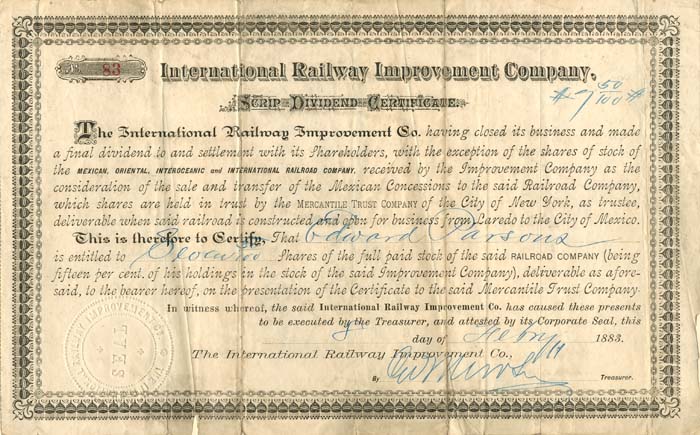 International Railway Improvement Co.